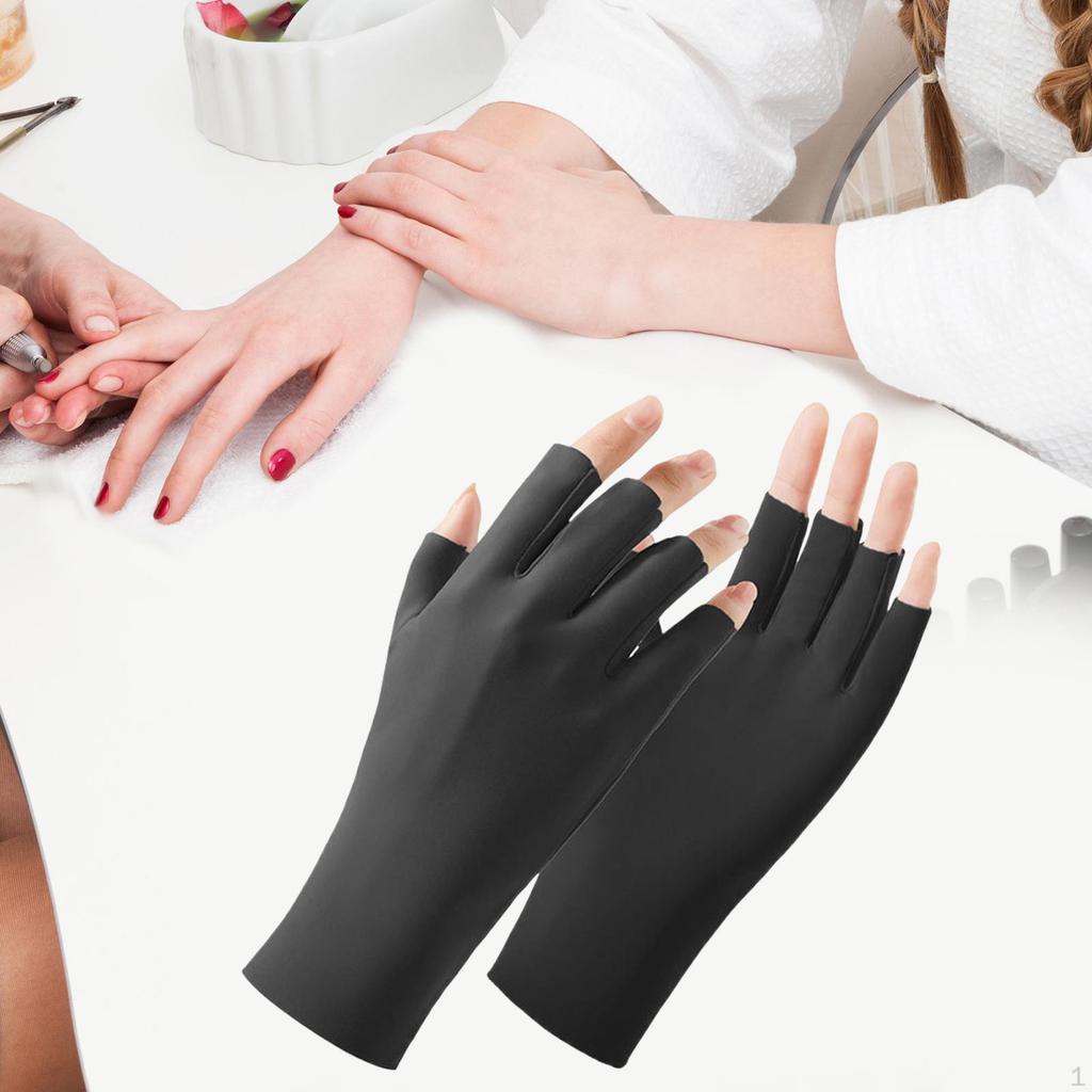 Rękawiczki do manicure żelowego paznokci Lekkie Wielofunkcyjne Bez palców