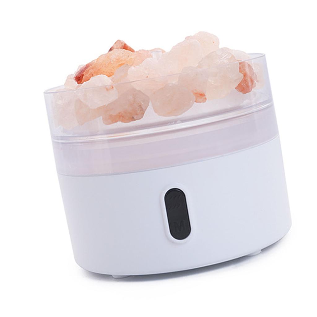 Salt Lamp Diffuser Humidifier Multi Colors Crystal Salt Lamp USB Desktop Essential Oil Diffuser Humi