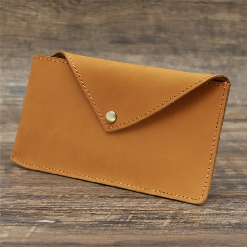 

Crazy Horse Leather Mobile Bag Cross Border New Sports Tactics Waist Hanging European American Retro Genuine Men s Horizontal Style 19X10X2 жовтий