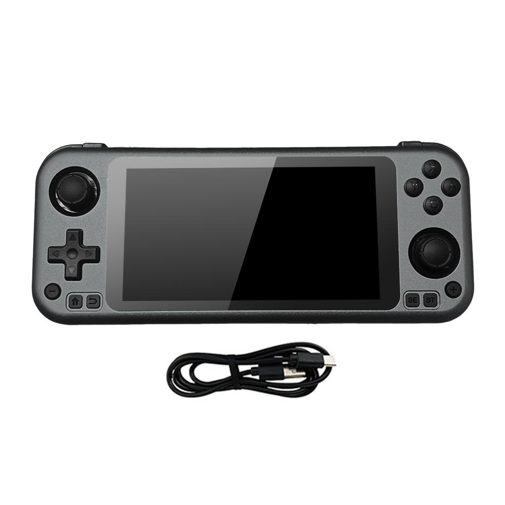 

CB408 Карманная игровая приставка Linux 4,7-дюймовый IPS-экран Игровая консоль Открытый исходный код Портативная игровая консоль Подарки для детей и взрослых 64G серый