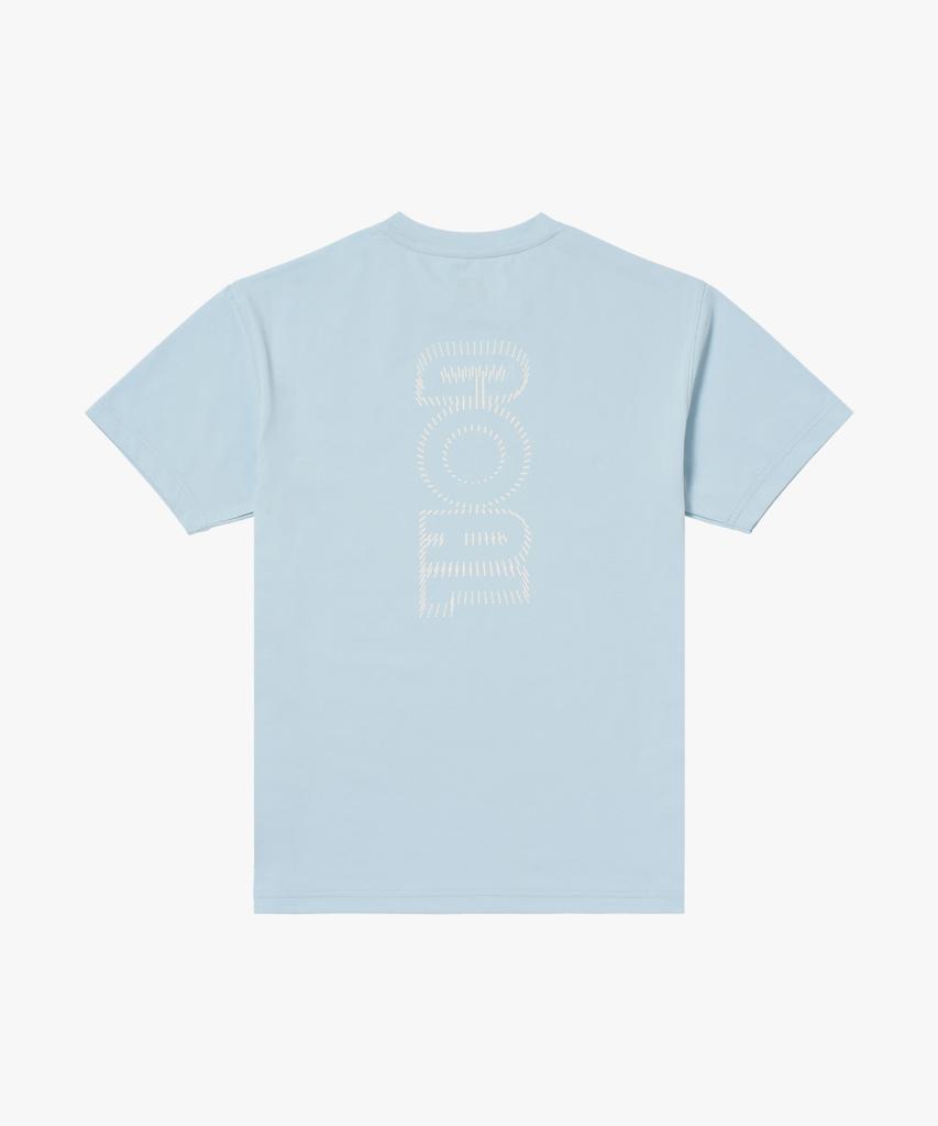 GOALSTUDIO Goal Dot Logo Airdry Tee-Skyblue