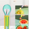 1PC Multifunctional Fruit Digging Ball Spoon Stainless Steel Watermelon Digging Ball Spoon Double Head Melon Fruit Carving Tool