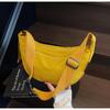 Fashion Casual Messenger Bag Shoulder Bag Spring New Simple and Lightweight Fabric Dumpling Bag