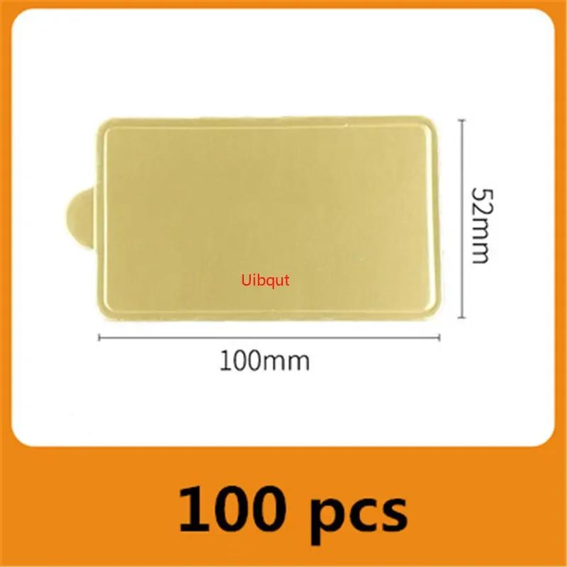 100ks/set Zlatá stříbrná Mousse Mat Spodní Pěna Dort Základní desky Papírová deska Tvar Dezertní tác Vánoční dort Dekorace Pomůcky