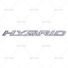 Car Styling 3D Hybrid Metal Adhesive Emblem Trunk Badge Fender Sticker Body Decal for Lexus ES300h IS300h LS500h RX 450h AEL1
