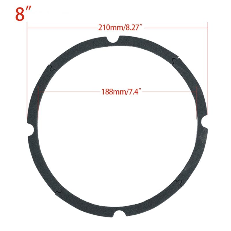 Rubber Ring Speaker Cloth Edge Repair Parts Speaker Surround Rubber Replacement Parts for Speaker Repair or DIY