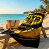 Borussia Dortmund Customize Your Name Beach Towel Super Soft Microfiber Quickdry Fabric