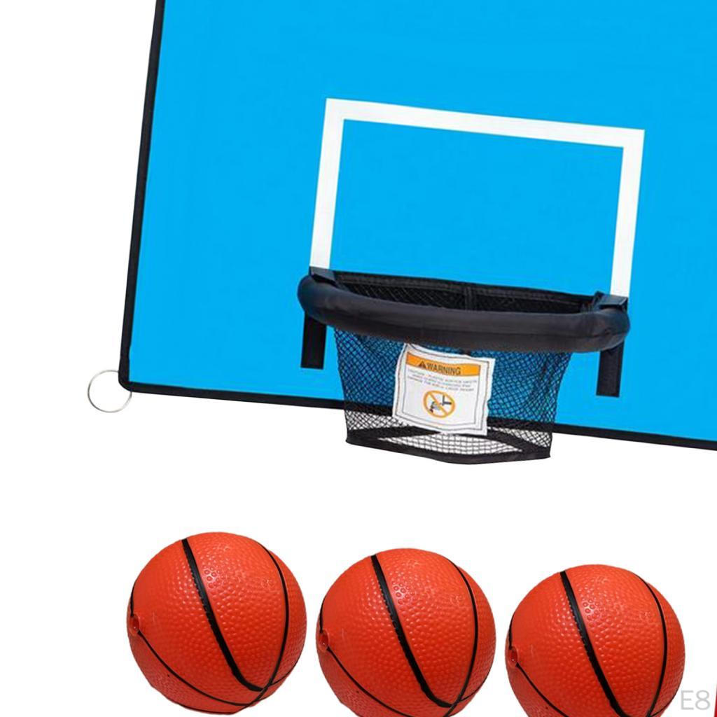 Verstellbarer Höhe Trampolin Basketballkorb Set - Lustige und Aufregende Ergänzung