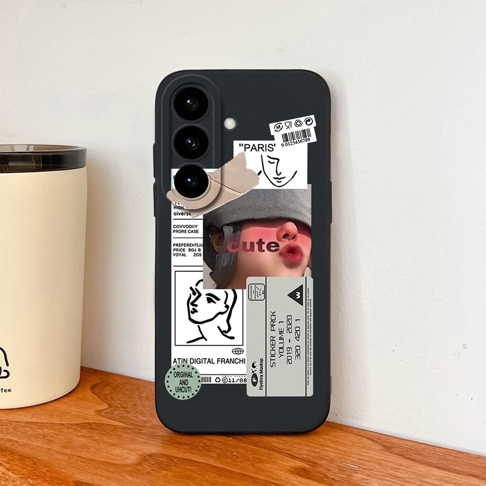 For Samsung S26 Ultra Phone Case For Galaxy S26 Plus Cute Astronaut Liquid Silicone Full Coverage Anti Drop Soft Durable Bumper