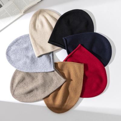 Krempe Mütze Herbst und Winter M * X Flor Flor Mütze Herrenmütze Damenmütze Reiner Kaschmir Strickmütze