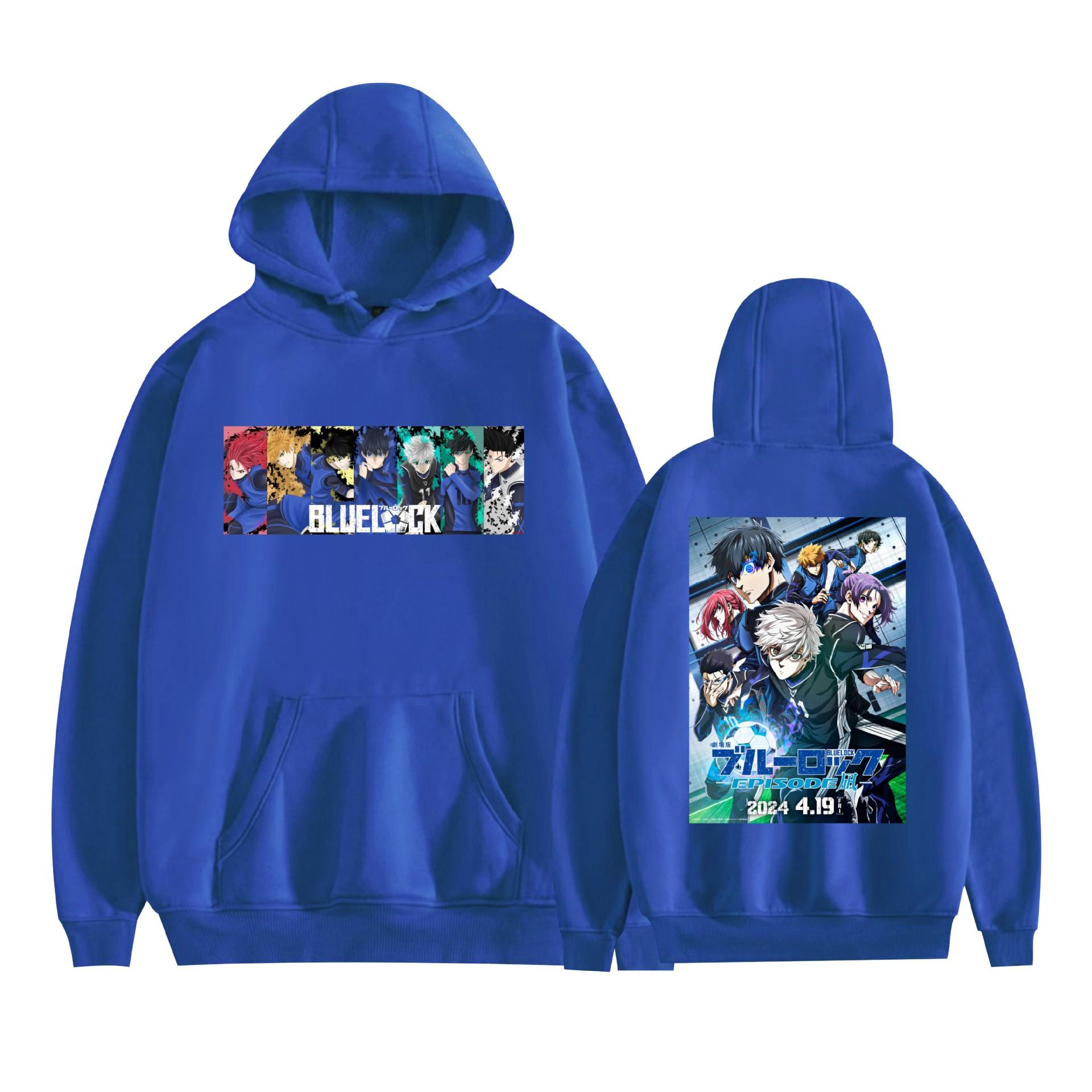 

BLUE LOCK Anime Hoodie Student Sweatshirt Long Sleeve Men Women Hoodies Streetwear Pullovers Fashion Clothes XXS
