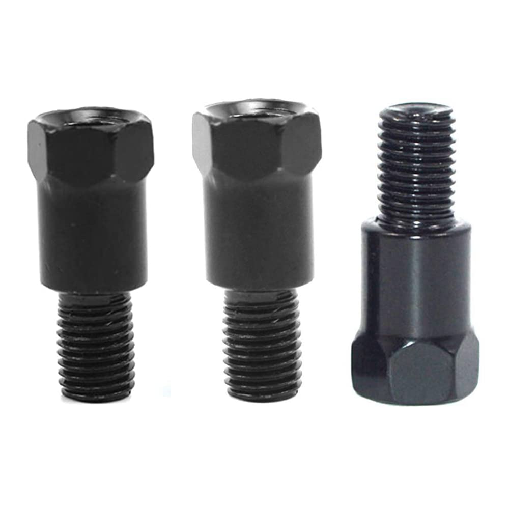 DGYACHOR Screw Adapter for Motorcycle Mirrors, Height Adjustment Spacer, Positive 0.4 inch (10 mm),