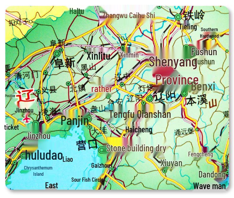2024 China Wall Map Chart with Rod: 1.4m x 1.0-1.6m x 1.2m, No Splicing, for Office & Home