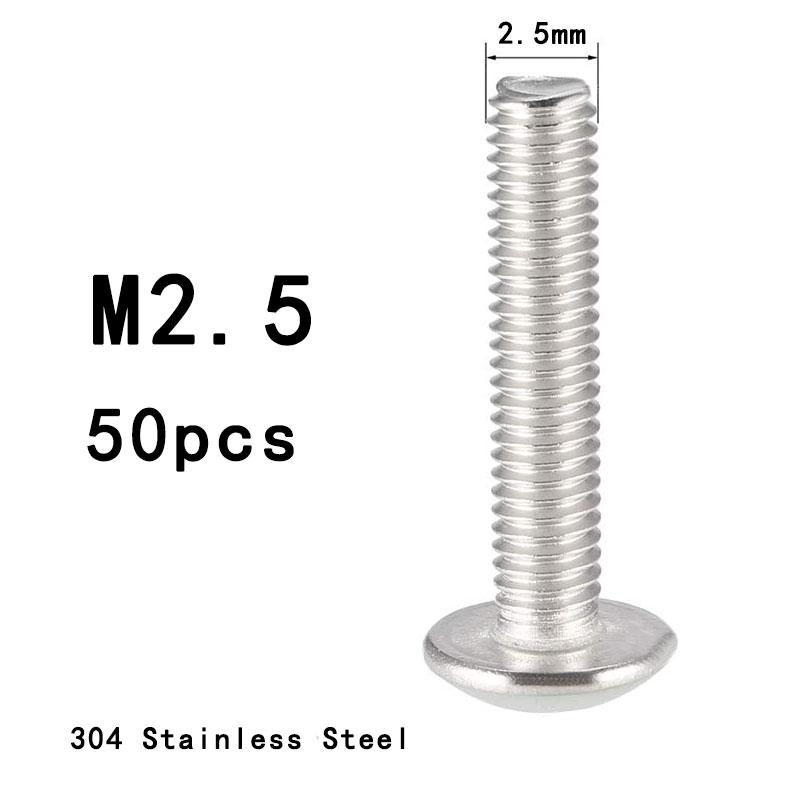 ZONSANTA ISO7380 M2 M2.5 M3 M4 M5 M6 304 A2 Round 304 Stainless Steel Screws Hex Socket Button Head Allen Bolt Mechanical Screw