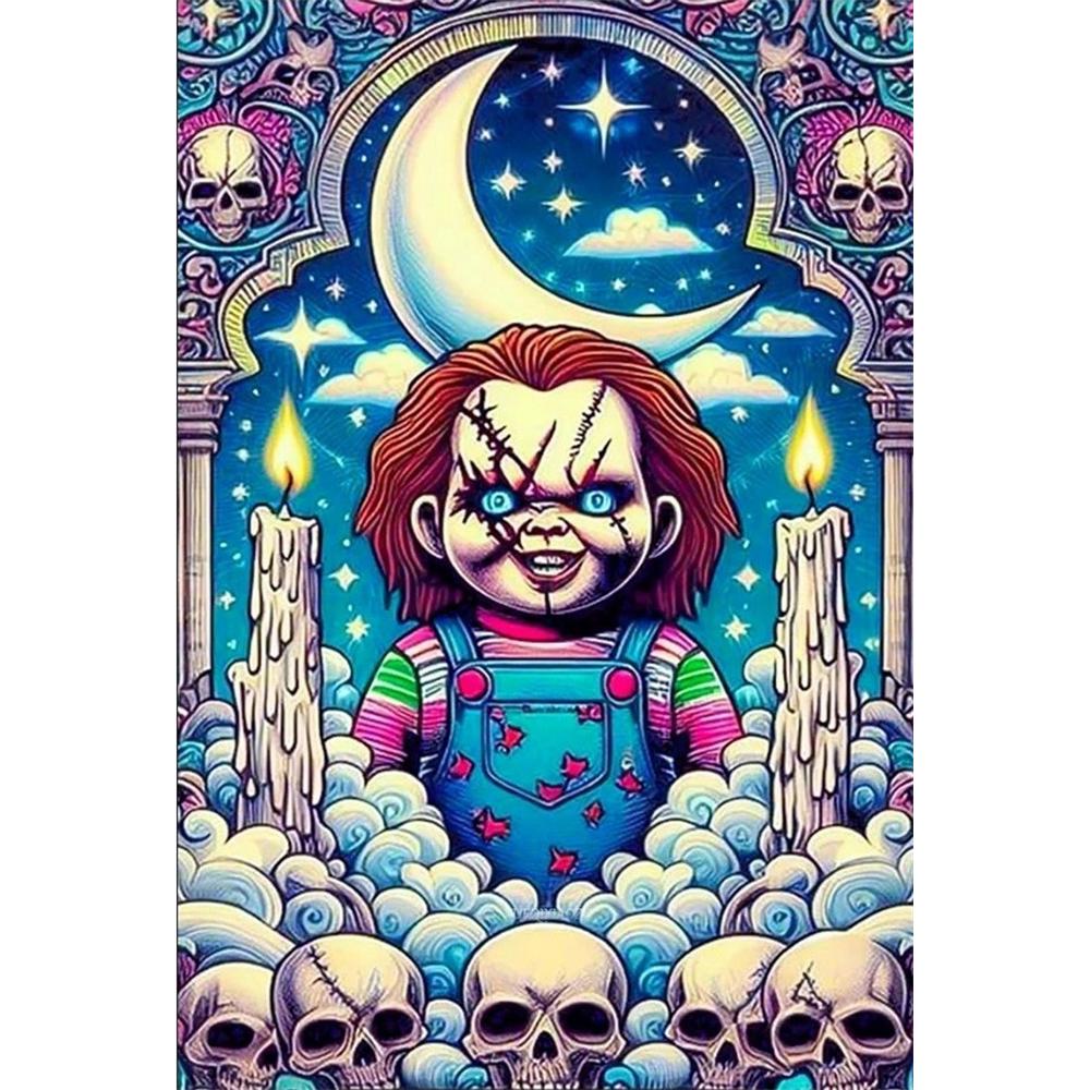 

Disney Diamond Painting Gothic Art Painting 5D Mosaic Art DIY Cross Stitch Embroidery Set Full Diamond Home Decoration Gift Round 20x30cm