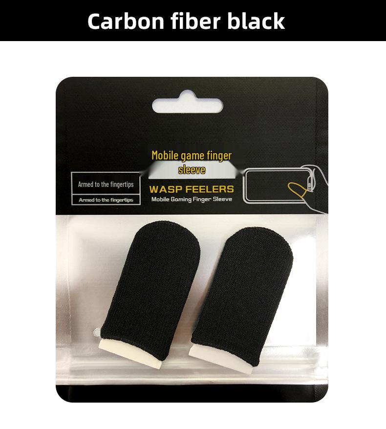 Carbon Fiber Anti-Slip Gaming Finger Sleeves for Esports and Mobile Gaming