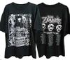 2002 Rob Zombie Demon Speeding Tour Reprint Black T Shirt Classic