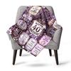40Th Birthday Celebration Customize Your Name Home Blanket Birthday Celebration Gift Comfortable Soft Lightweight Allseason Multipurpose Blanket For