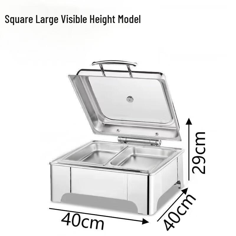 Коммерческий двойной сетчатый подогреватель для буфета из нержавеющей стали