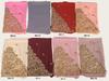 A092 Beaded Chiffon Ethnic Headscarf - Southeast Asia Fashion Scarf
