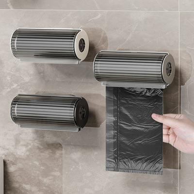 Distributore di sacchetti della spazzatura Contenitore per sacchetti della spazzatura Contenitore per sacchetti della spazzatura monouso in plastica senza perforazione da cucina e da bagno