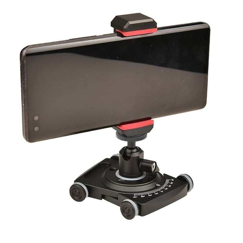 Stolní vozík s kolečky, Váleček pro stolní počítač, Video kolejnice, Posuvník pro DSLR rig, Filmová kamera, Vybaveno 1/4" šrouby pro kameru