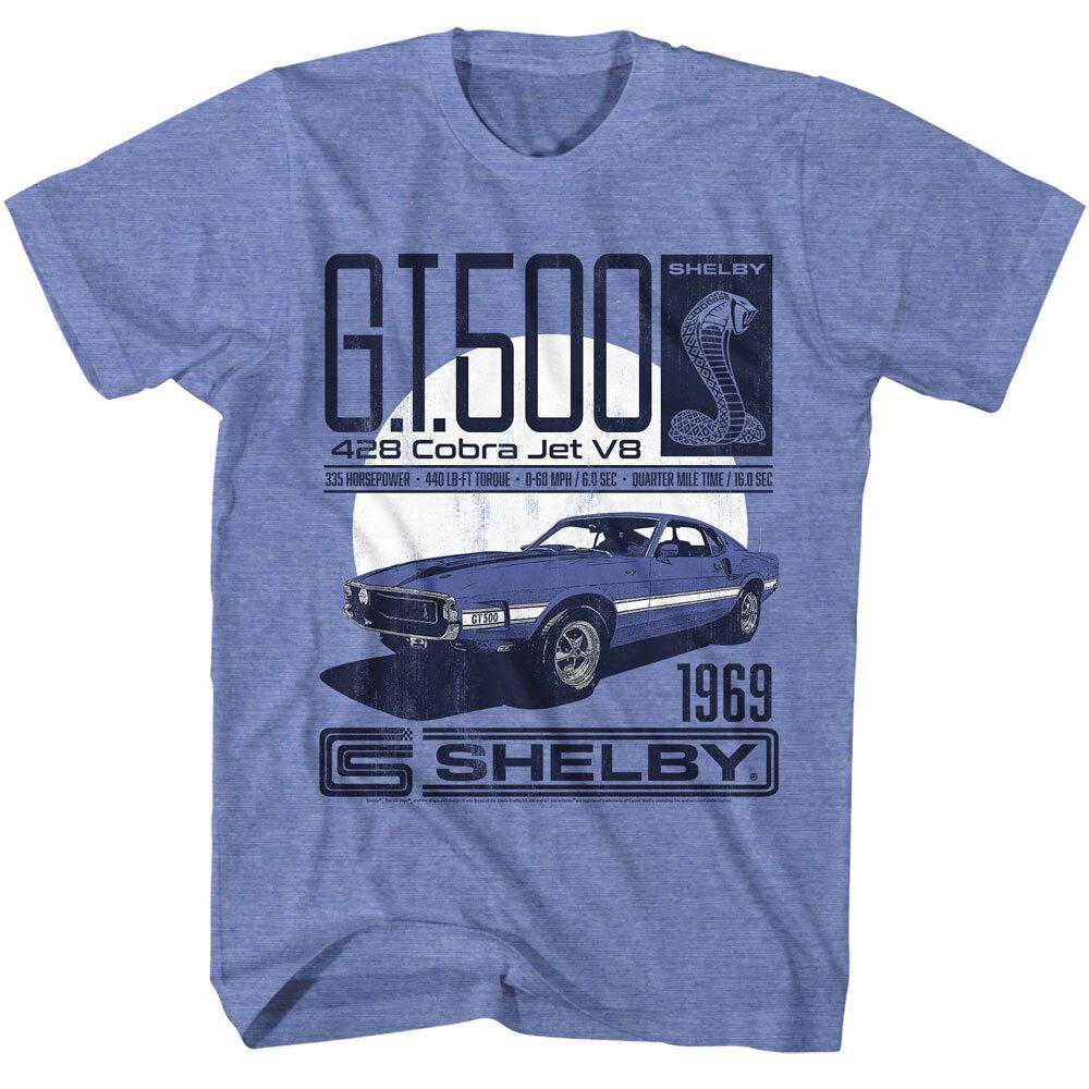 Carroll Shelby GT 500 428 Cobra Jet 1969 Mustang 335 Horsepower Men T Shirt M