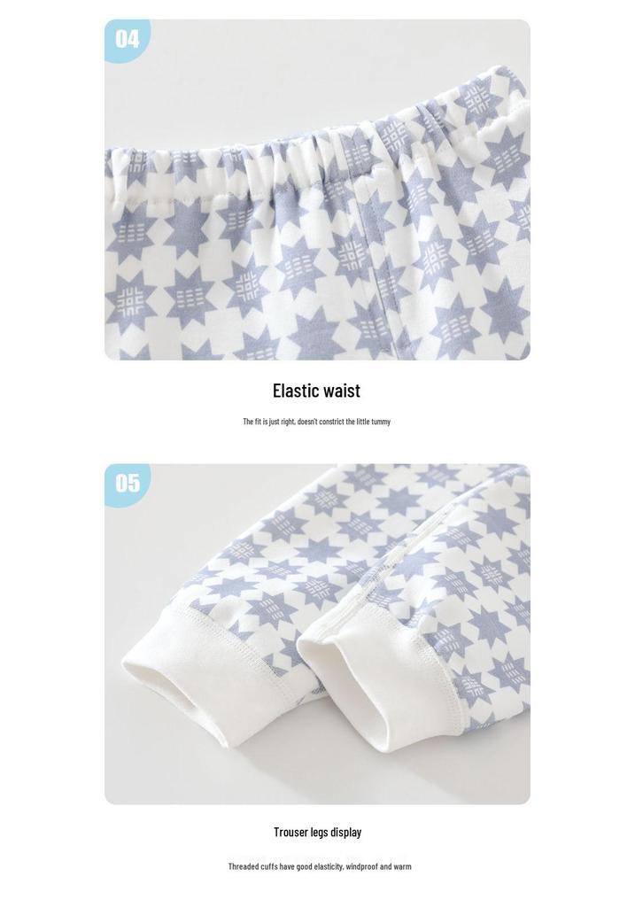 Giraffe Baby Suit: Spring/Summer Children's Home Wear Set, Boys' Spring/Autumn Clothing, Autumn Pants