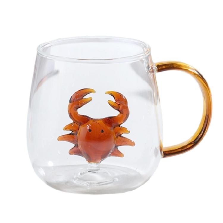 

Мультяшний візерунок Боросилікатний скляний посуд Термостійкий посуд для напоїв Чашка для пиття для гарячої кави та холодних напоїв