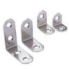 10pcs Heavy Duty Corner Brace Stainless Steel L Brackets Joint Bracket Fastener for Wall Hangings Cupboard Wardrobes