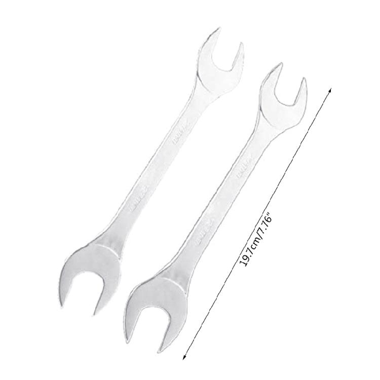 2Pcs Open Ended Spanner Double End Wrench Ultra Thin Metric Wrench Spanner 3mm