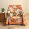 Tulip Single Sofa Throw, Two-Seater Sofa Cover, Small Round Tablecloth, Vintage Coffee Table Cover, Bedspread