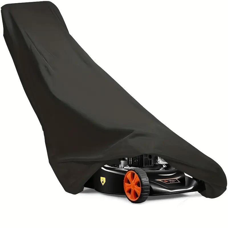 Heavy Duty Lawn Mower Cover - Durable 210D Oxford Cloth Outdoor Garden Equipment Cover for Snow Blowers and Lawn Mowers,