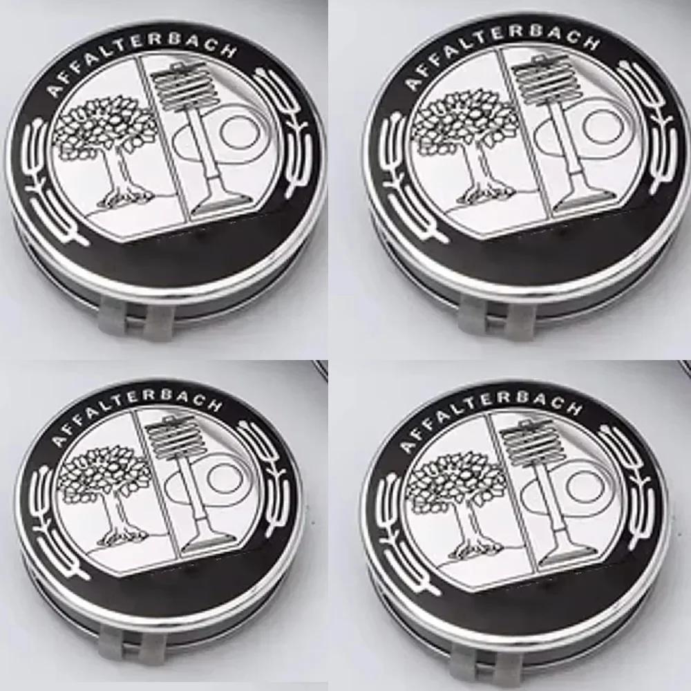 

New 2025 Hot 4pcs/set 75mm For Mercedes Hubcap Silver AFFALTERBACH AMG Wheel Center Cap AMG Hub Cap For Mercedes Benz GLE GLS GL