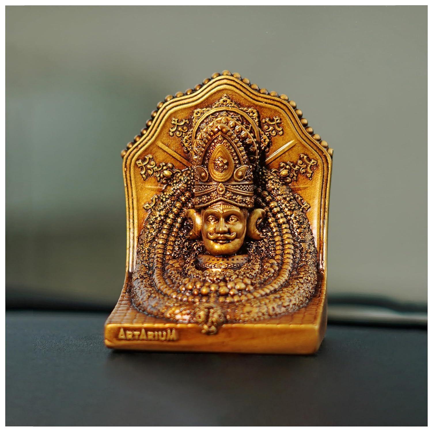

Khatu Shyam Idol Khatu Shyam Murti Shree Khatu Shyam Ji for Car Dashboard and Home Decor Decoration for Positive Energy