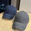 New R Simple Letter Print Soft Top Baseball Cap for Women, Breathable Spring/Summer Trendy Youthful Duckbill Cap for Men, Versatile Korean Style