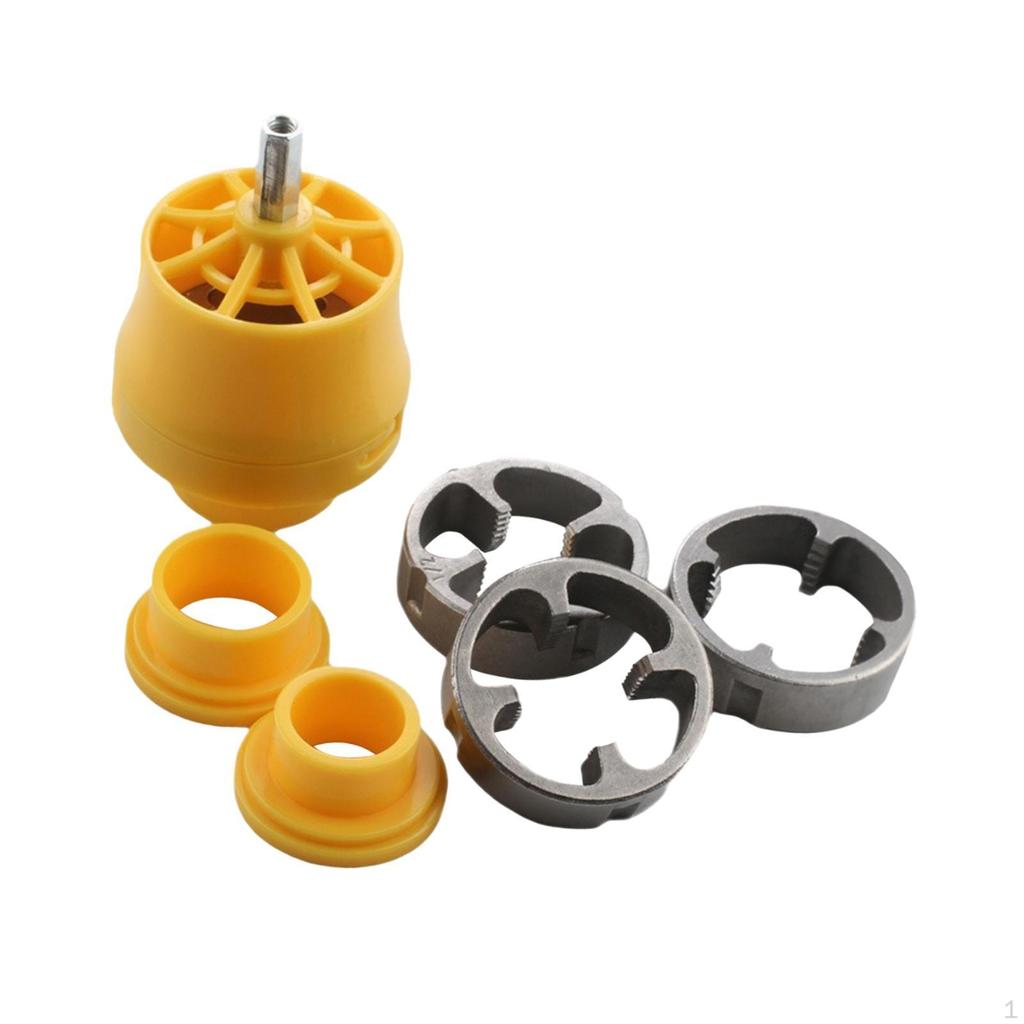 Thread Maker Tool Kit Pipe Threader Plumbing Tools, High Performance Easy To Use Round