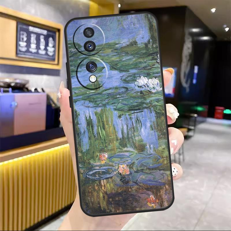 Claude Monet For Honor Magic 7 Lite 5 6 8 Pro Case For Honor Win RT X9c X9a X9b X8b X8c 200 400 50 70 90