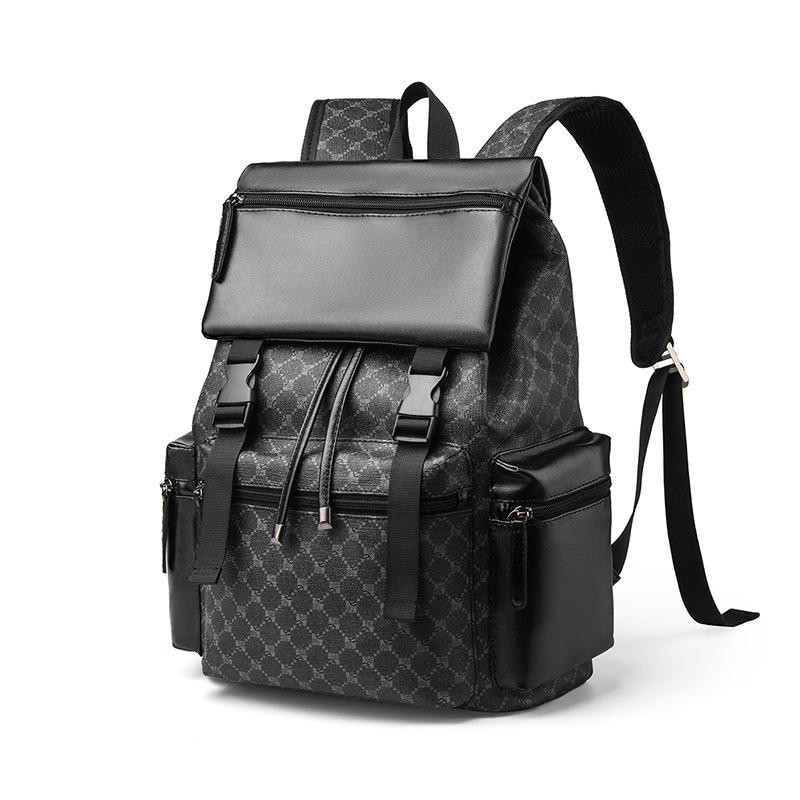 

Мужская дорожная сумка из искусственной кожи на молнии, большие водонепроницаемые рюкзаки, школьные сумки для подростков, деловые сумки, черные