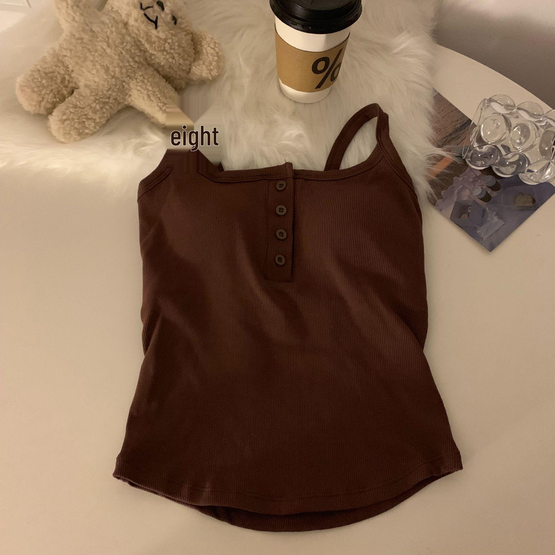 

Женская флисовая майка без рукавов с подкладкой и вкладышами для груди - Однотонная осенняя верхняя одежда One Size