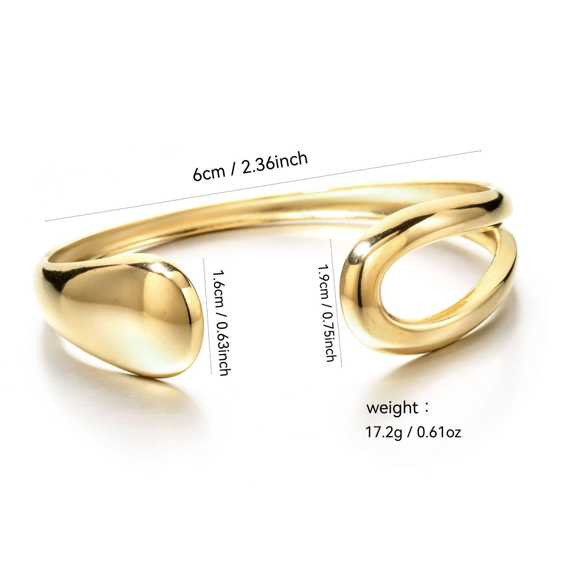 Elegant Stainless Steel Polished Open Cuff Bracelet with Butterfly and Flower Design