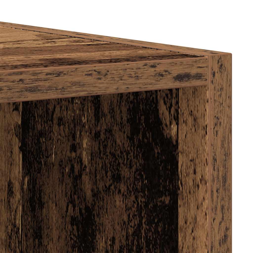 Bookshelf Sideboard Vintage Wood Look 66 x 30 x 98 cm Engineered Wood