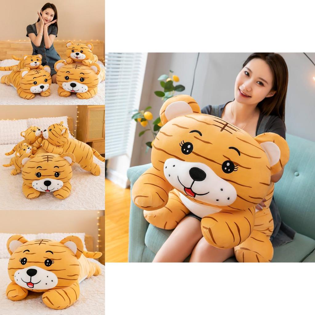 Adorabile Bambola Tigre di Peluche Morbido Giocattolo Coccoloso Per Bambini Regalo di Compleanno e Compagno per il Sonnellino