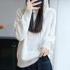2025 Autumn/Winter Women's Casual Loose Knit Hoodie - Warm, Stylish, and Slimming.
