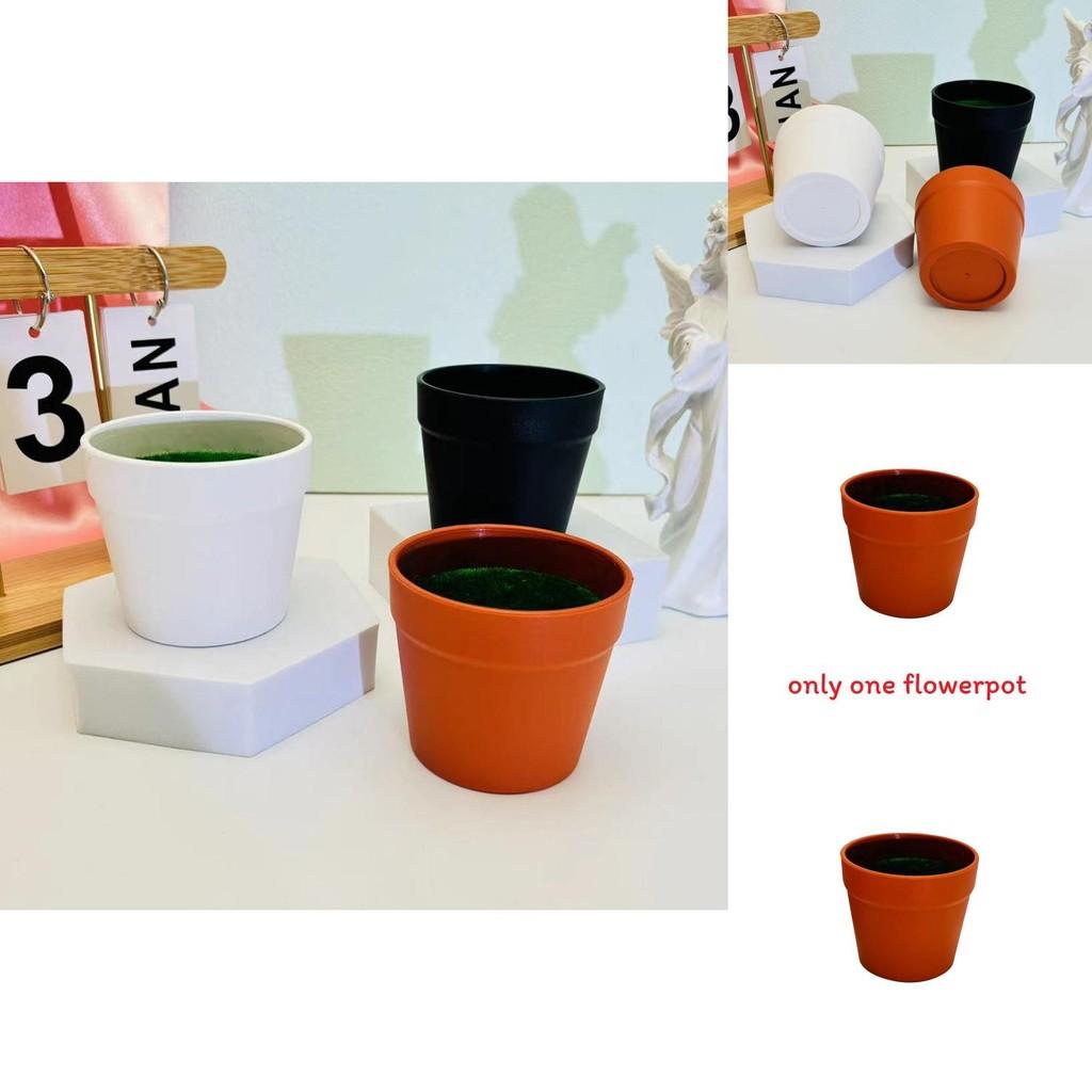 Plastic Flower Pot With Foam For Home Gardening And Live Plant Display