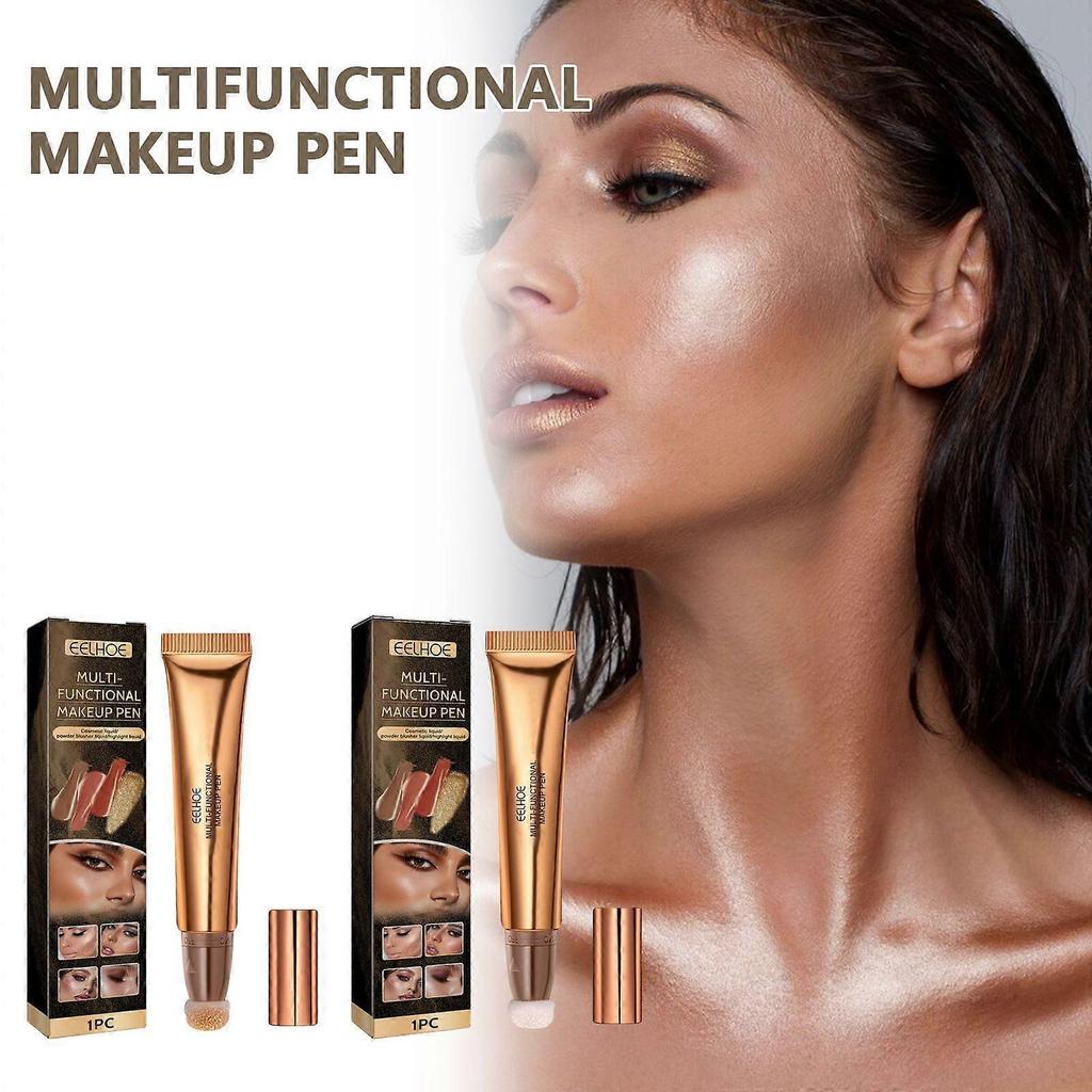 Multifunctional Makeup Pen for Face, Light Highlight, Natural Three-dimensional Liquid Contour, Beauty Stick, Highlighter (light Pink)
