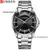 CURREN 8429 Men's Waterproof Steel Quartz Business Watch