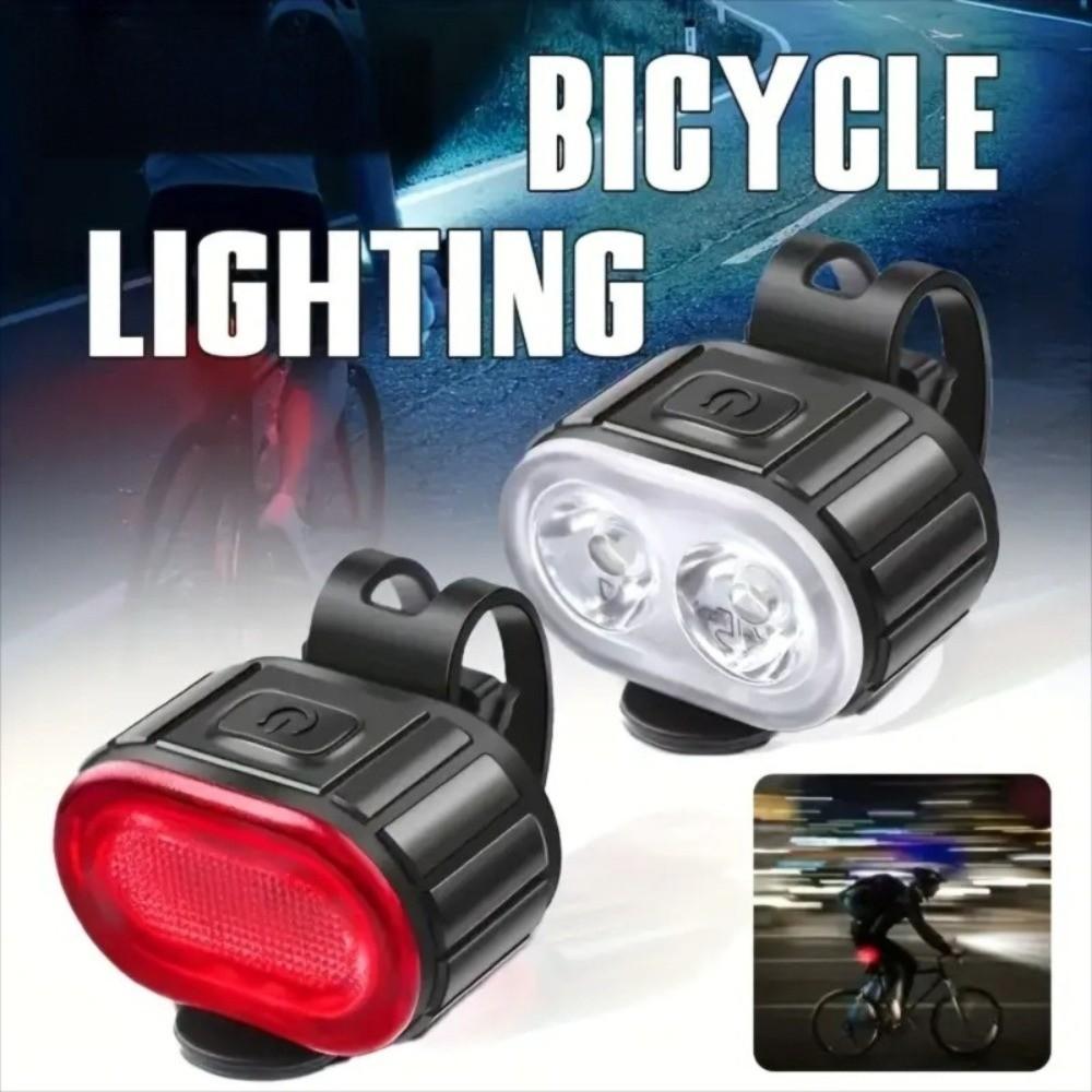 Easy To Install Bicycle Light USB Rechargeable Cycling Lamp New LED Bike Light Night Riding