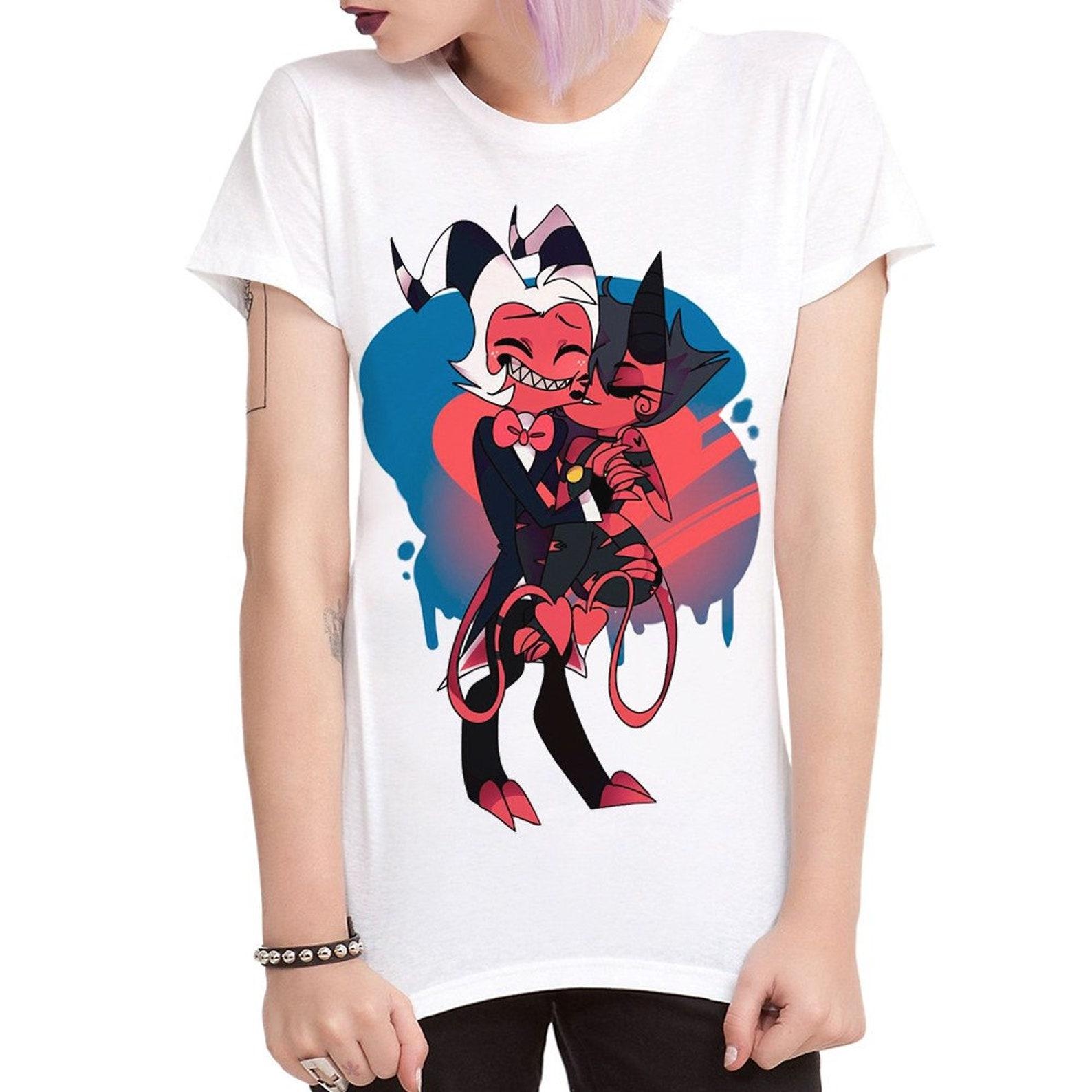 Hazbin Hotel Moxxie and Millie T-Shirt, Men s and Women s Sizes (drsh-239) L