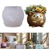 Flexible Silicone Hedgehog Planter Mold Jewelry Making Tool Silicone Texture for Easy Demolding and Multipurpose Use